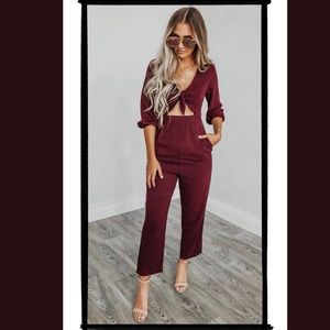 NWT! Turn To You Jumpsuit